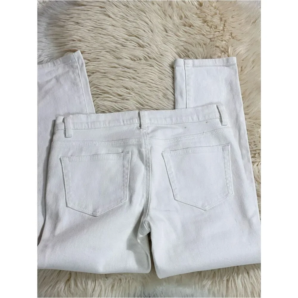 Joe Fresh White High-Rise Jeans